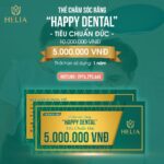Thẻ chăm sóc răng “Happy Dental” trị giá 5 triệu
